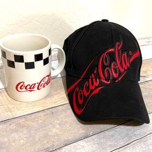 Coca Cola Coke Vintage Hat and Mug
